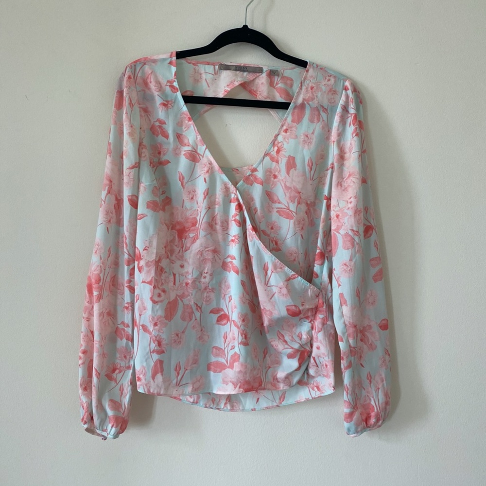 Guess Floral Long Sleeve Blouse